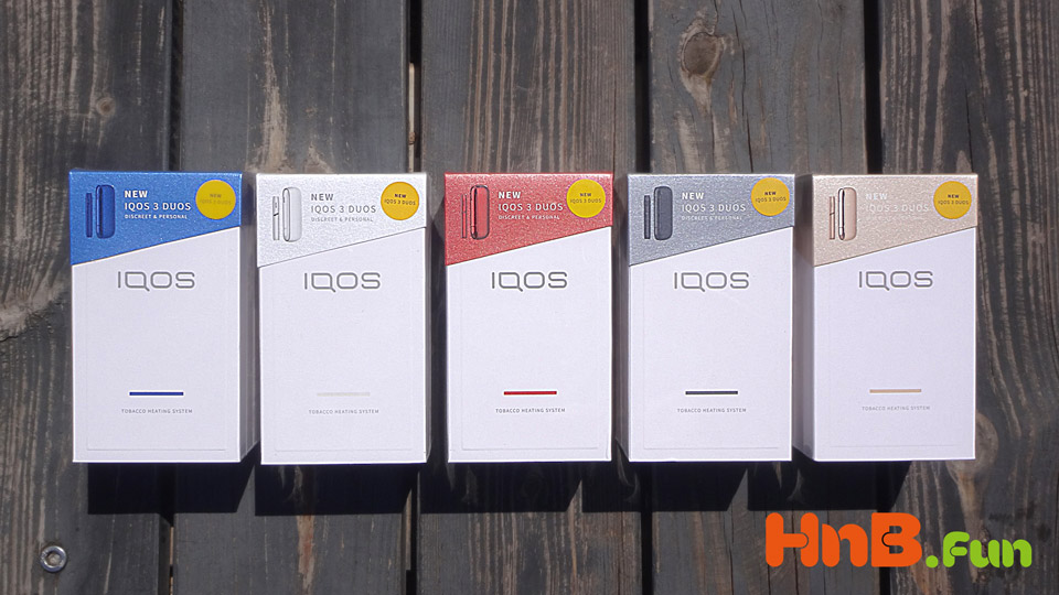 IQOS 3 DUO Starter Kit Blue White Copper Black Gold Available